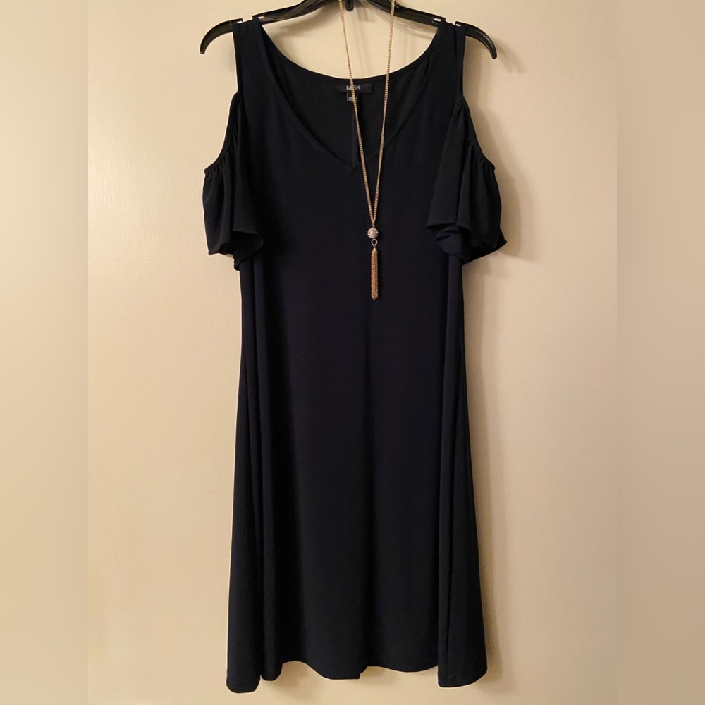 Beautiful deep navy blue summer dress!